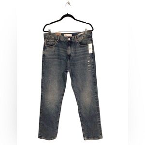 Pacsun Mens straight leg, mid rise relaxed loose fit jeans size 32x30 NWT